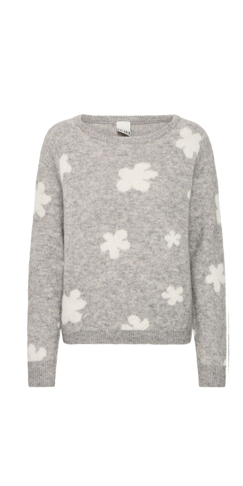 Ichi Retro Flower Sweater