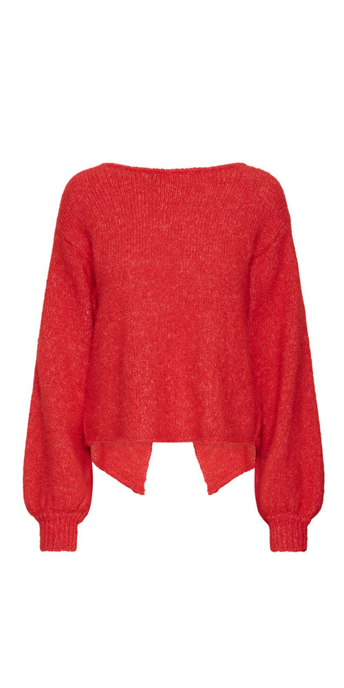 Ichi Reversible Tie Cardy, red