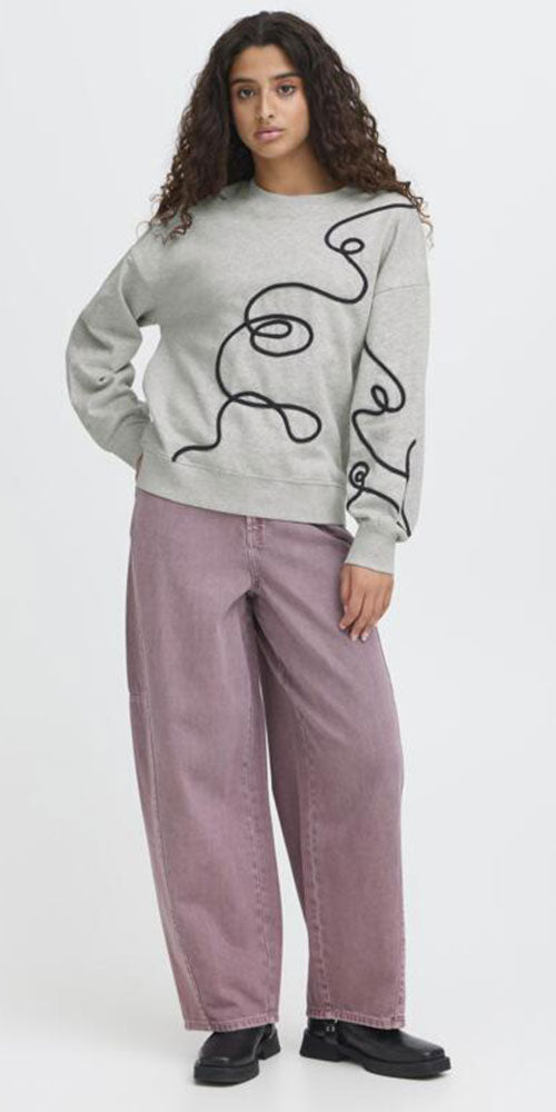 Ichi Corded Sweatshirt