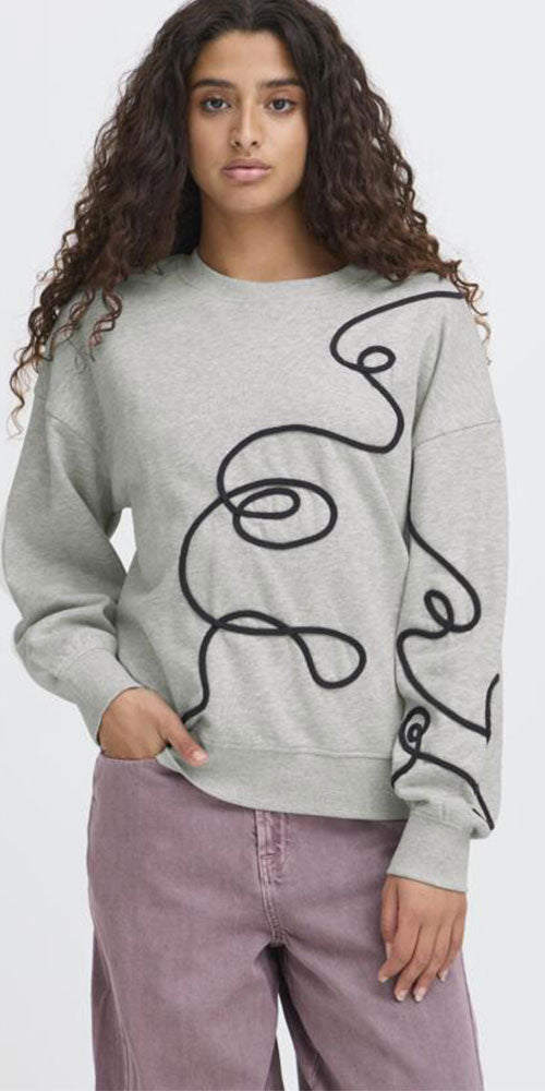 Ichi Corded Sweatshirt