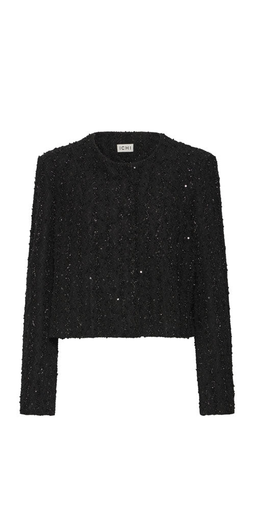 Ichi Sequin Tweed Jacket