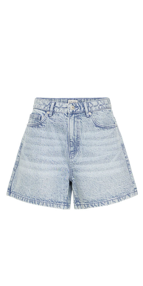 Ichi Jean Shorts, washed blue