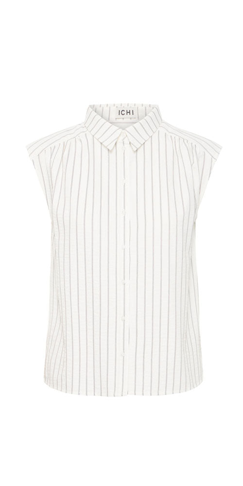 Ichi Sleeveless Button-Up Shirt