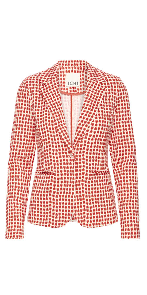 Ichi Ponte Knit Blazer, stacked tulip