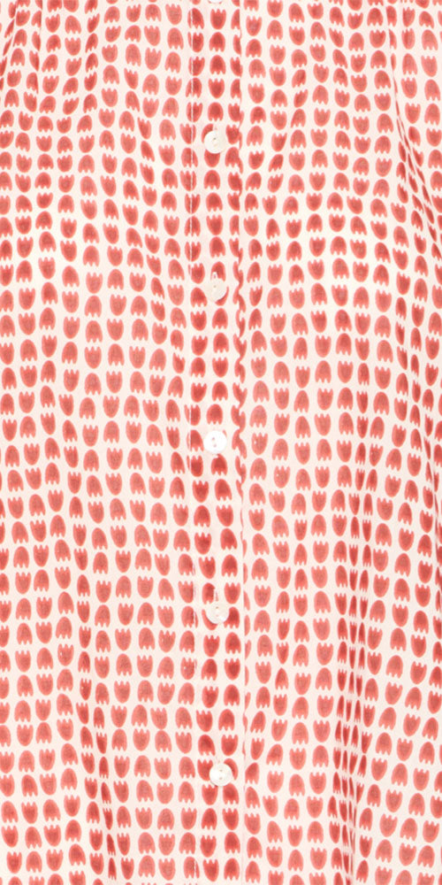 Ichi Cotton Dolman Sleeve Blouse, stacked tulip