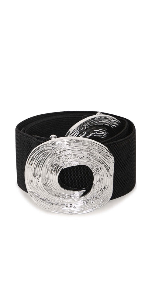 Ichi Stretch Silver Ring Belt