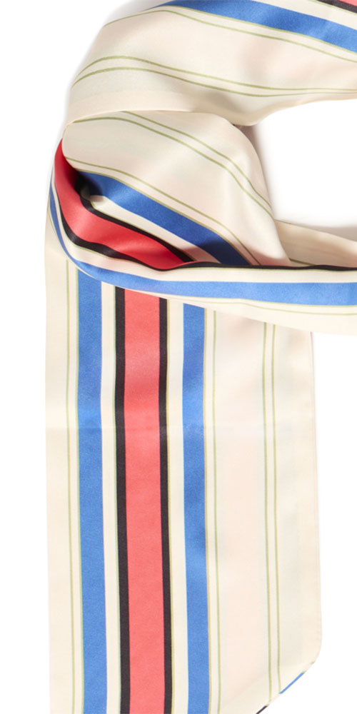 Ichi Striped Long Scarf