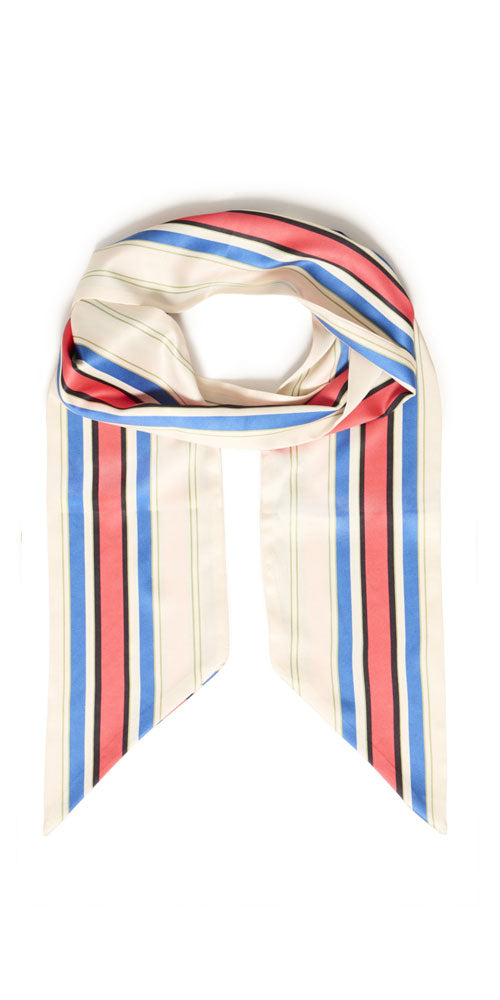 Ichi Striped Long Scarf