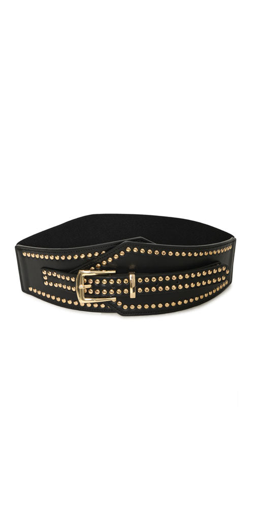 Ichi Wide Studded Belt