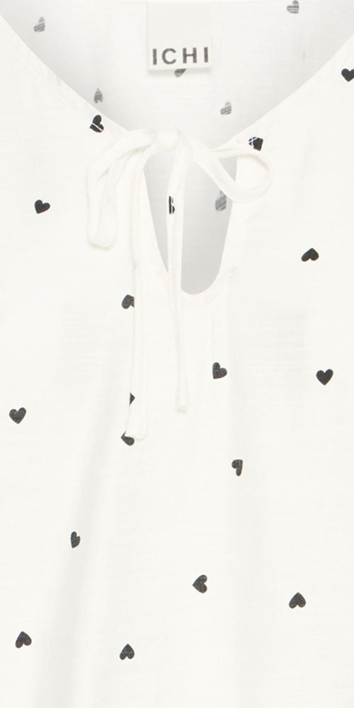 Ichi Tiny Hearts Blouse