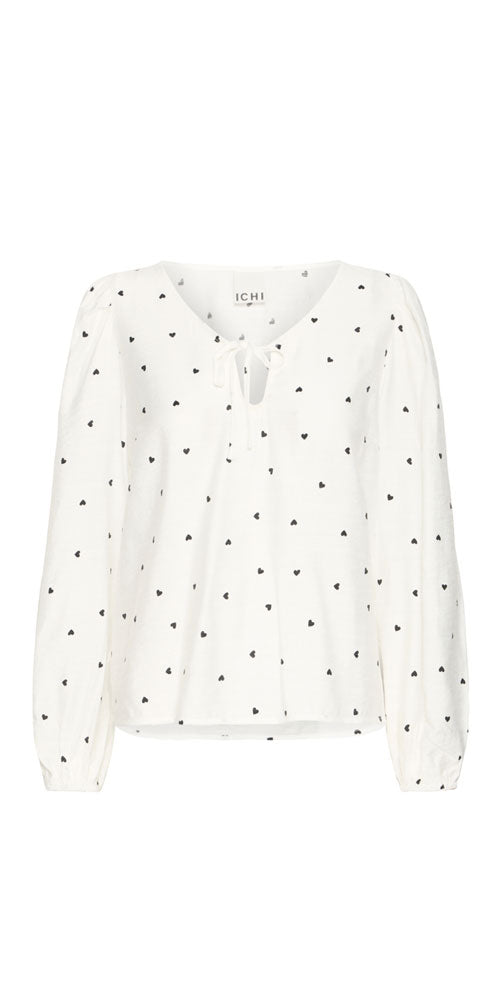 Ichi Tiny Hearts Blouse