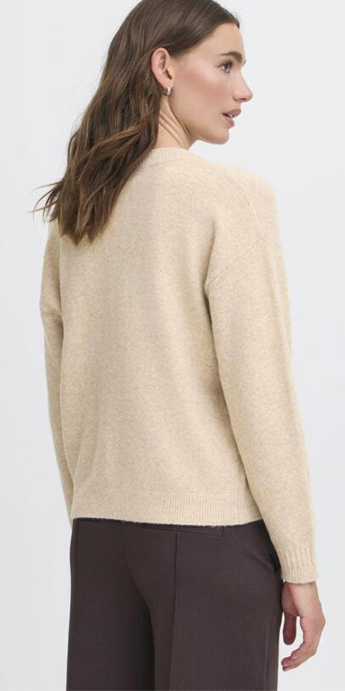 Ichi Toggle Button Cardy, oatmeal