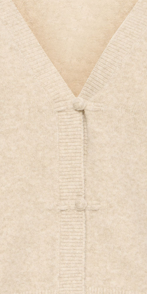 Ichi Toggle Button Cardy, oatmeal