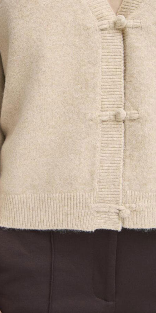 Ichi Toggle Button Cardy, oatmeal