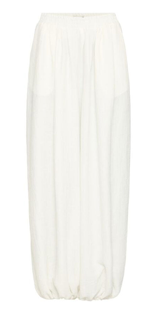 Ichi Voluminous Balloon Pants, white