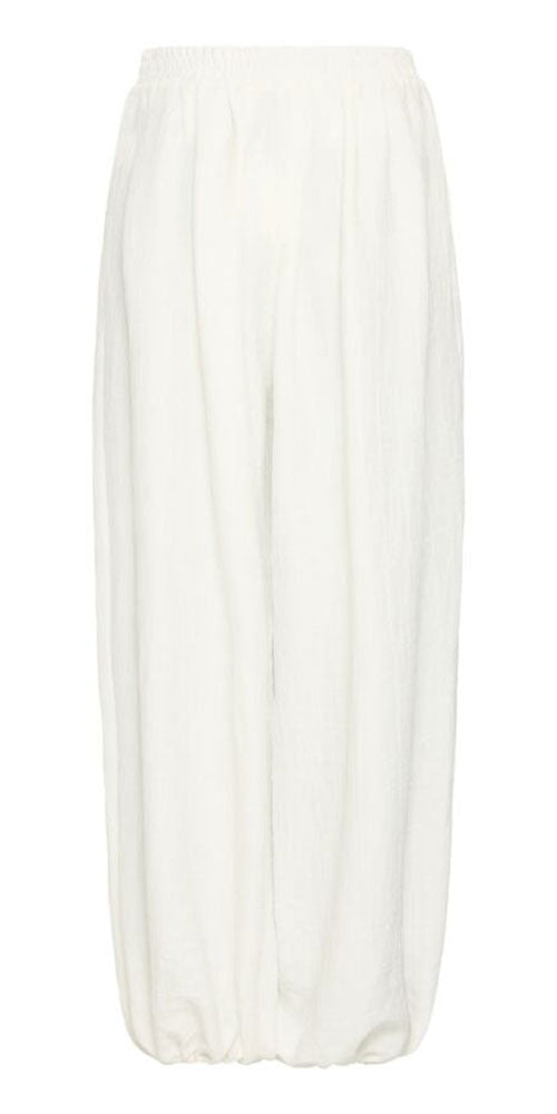 Ichi Voluminous Balloon Pants, white