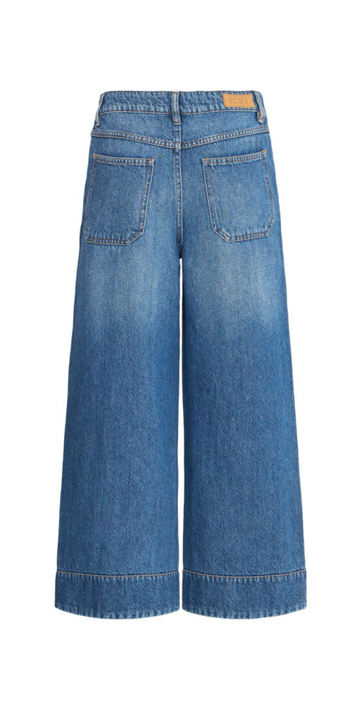 Ichi Wide Cuff Cropped Jeans