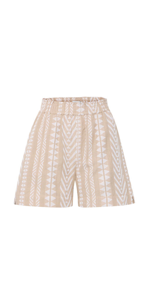 Ichi Woven Ikat Shorts