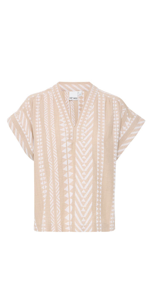 Ichi Woven Ikat Top
