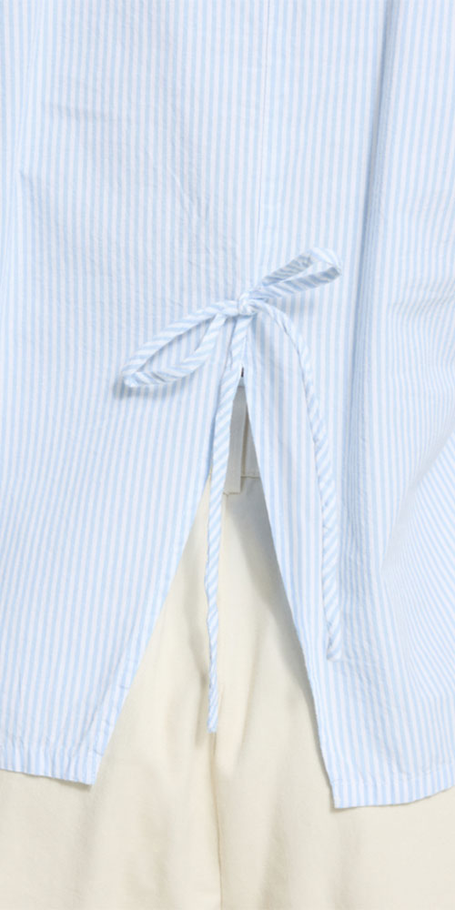 Ichi Tie Detail Button Shirt