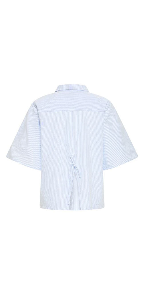 Ichi Tie Detail Button Shirt