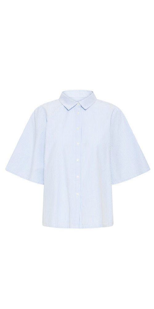Ichi Tie Detail Button Shirt