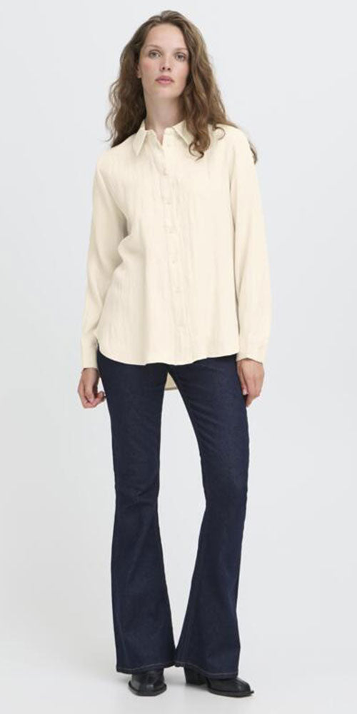 Ichi Button Up Shirt, birch