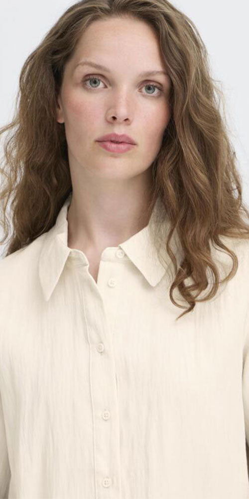 Ichi Button Up Shirt, birch