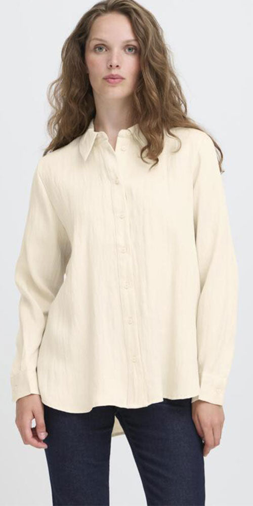 Ichi Button Up Shirt, birch