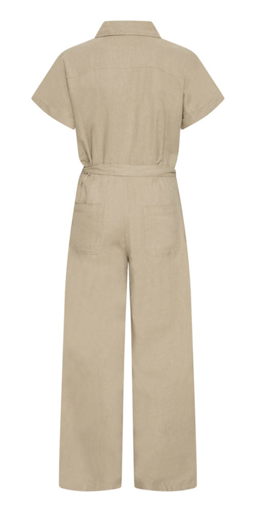 Ichi Linen Blend Jumpsuit
