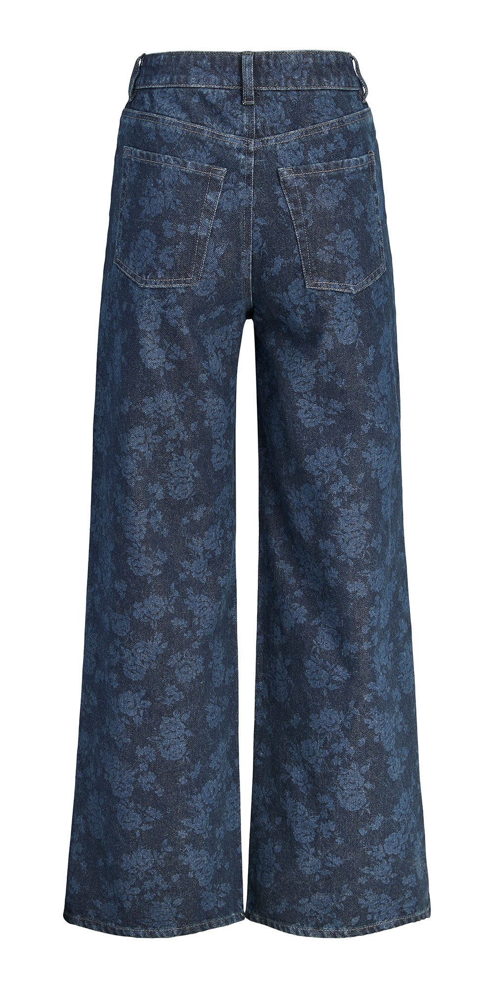 JJXX Floral Denim Wide Jeans