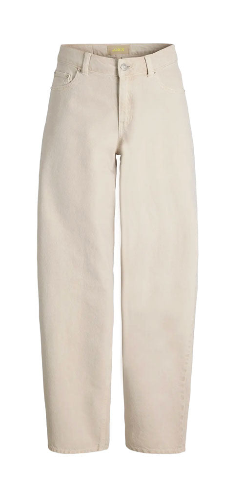 JJXX Barrel Leg Jeans, ecru