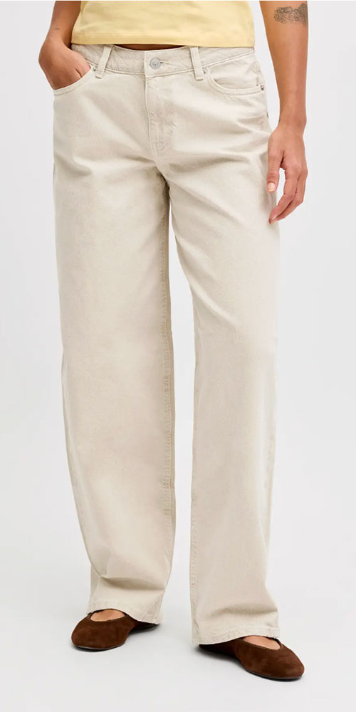 JJXX Barrel Leg Jeans, ecru