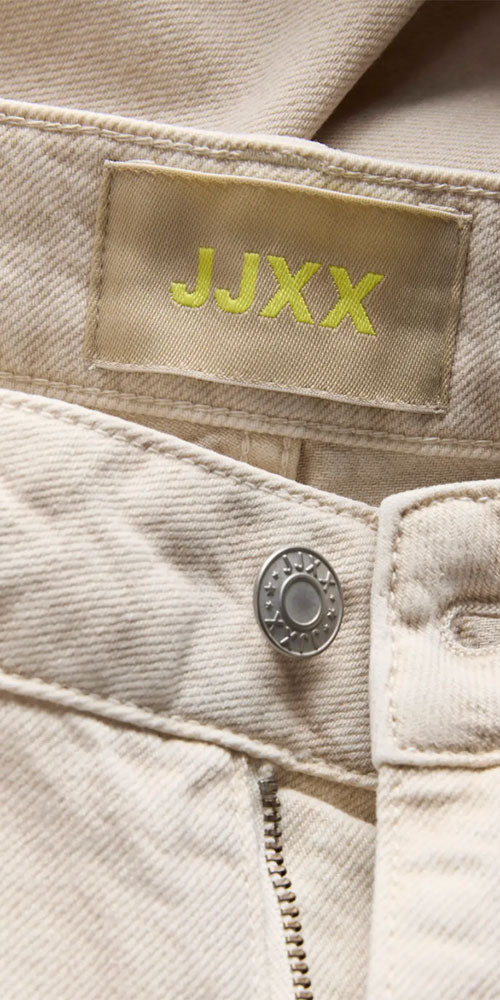 JJXX Barrel Leg Jeans, ecru