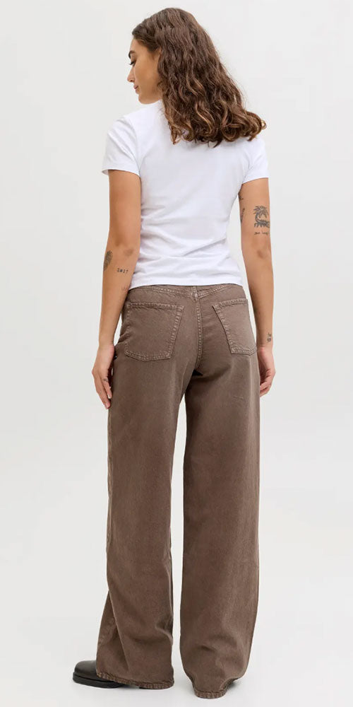 JJXX Wide Leg Jeans, faded chocolate