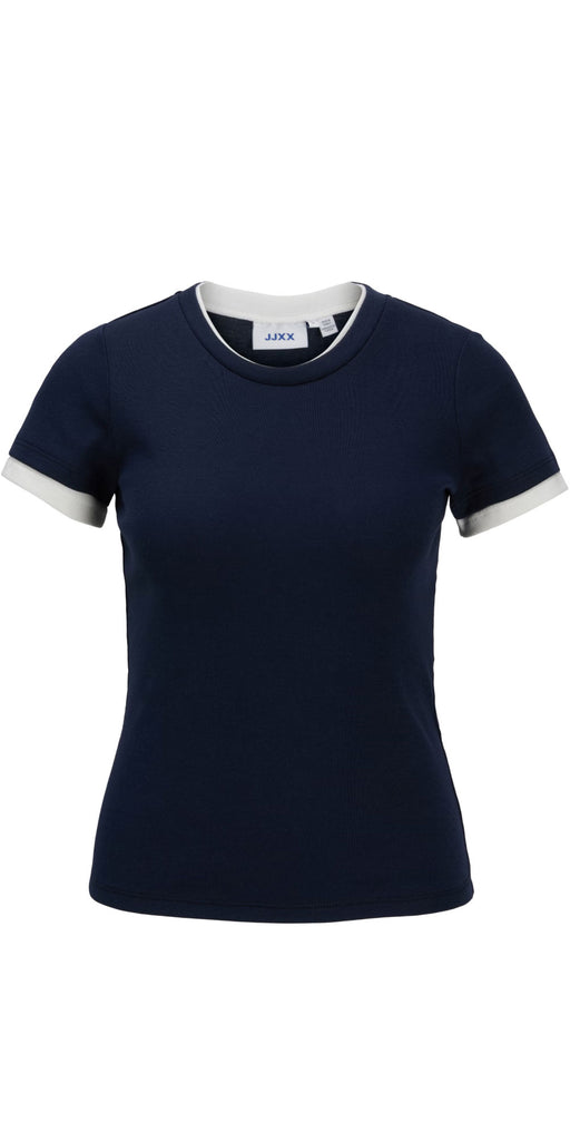 JJXX Layered Look Tee, navy