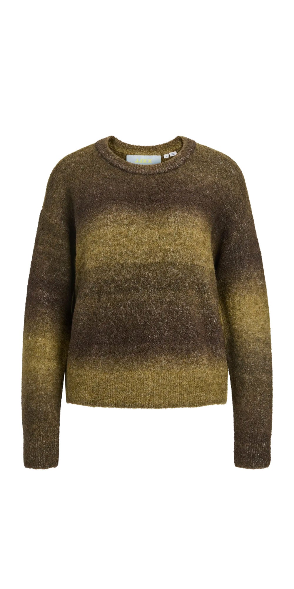 JJXX Ombré Crew Neck Sweater, moss mix