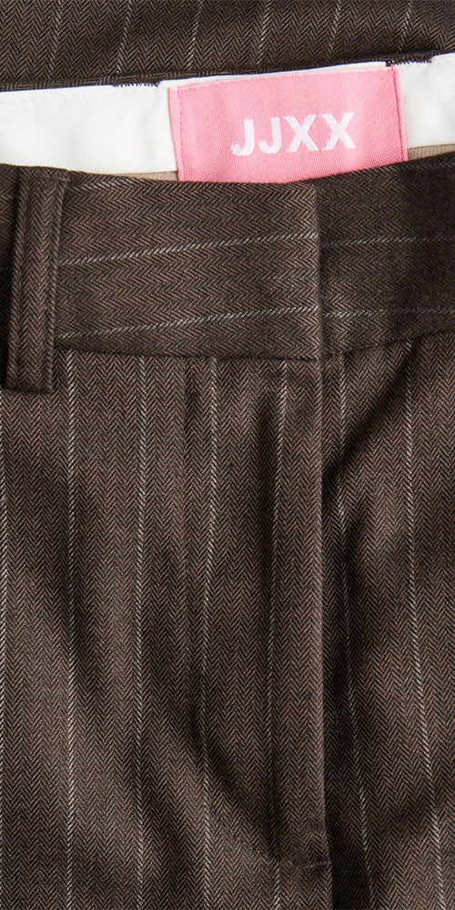 JJXX Pinstriped Trousers, brown