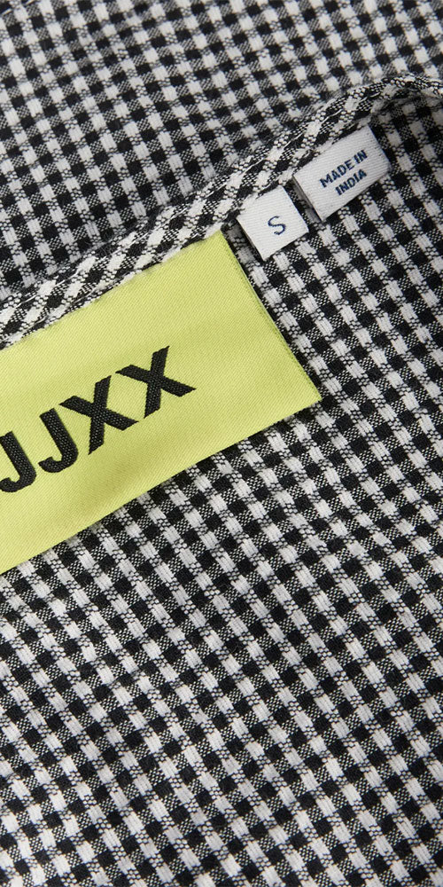 JJXX Seersucker Gingham Tie Jacket