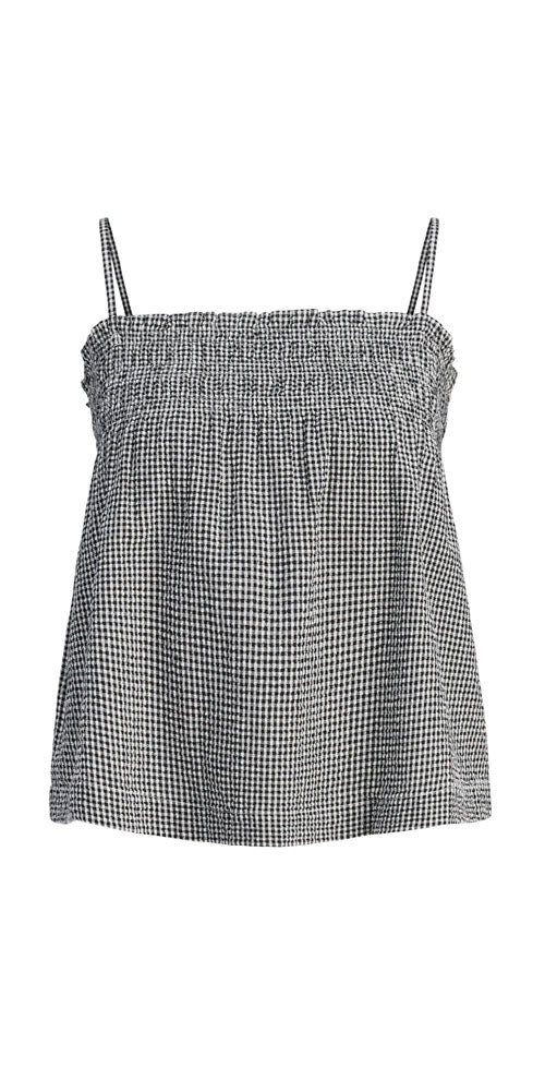 JJXX Seersucker Gingham Top