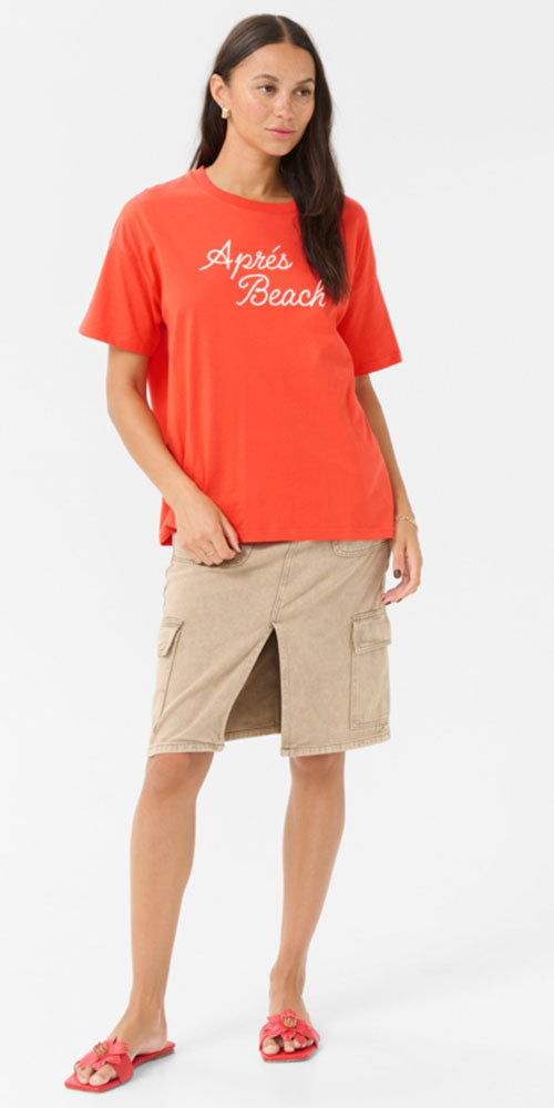 Kaffe Aprés Beach Tee