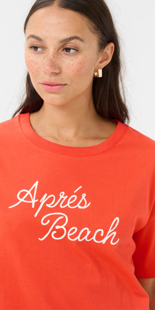 Kaffe Aprés Beach Tee