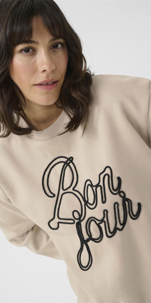 Kaffe Bonjour Sweatshirt