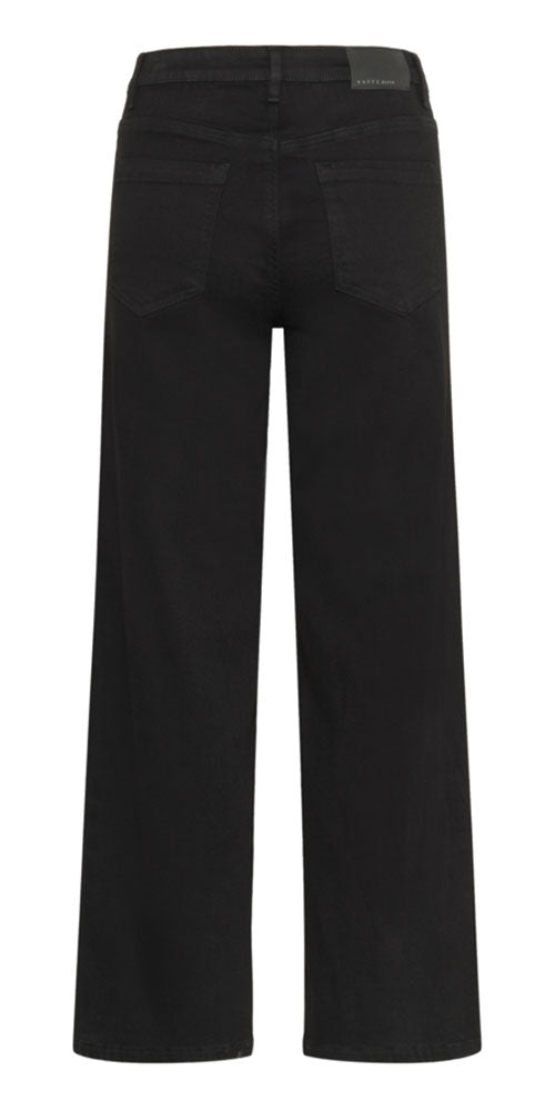 Kaffe High Waist Sailor Jeans, black