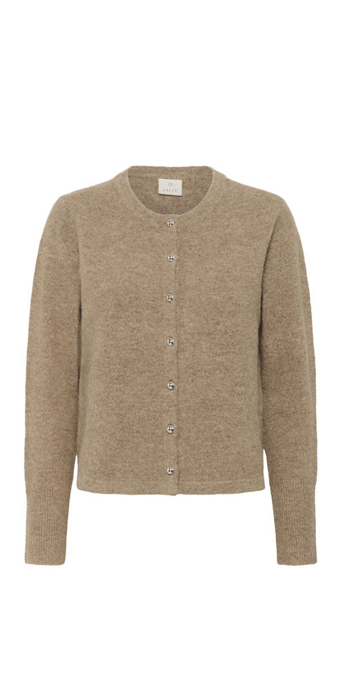 Kaffe Modern Cardy, coconut