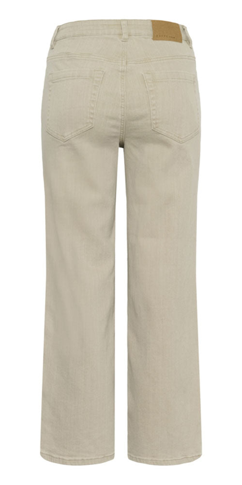 Kaffe Cropped Sailor Jeans, oat