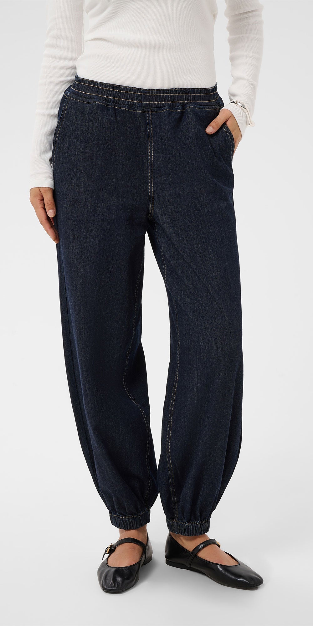 Kaffe Denim Balloon Pants