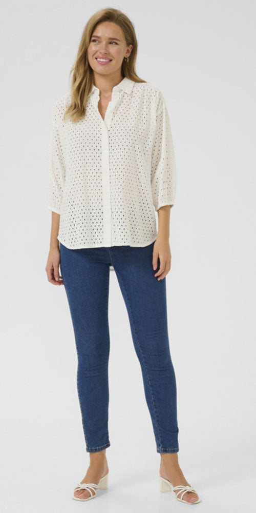 Kaffe Eyelet Shirt