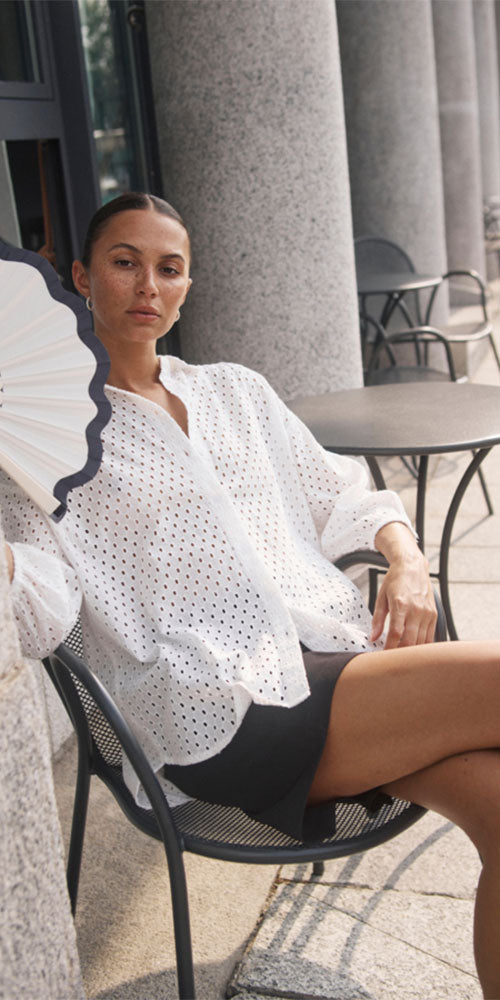 Kaffe Eyelet Shirt