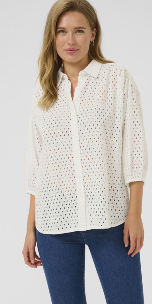 Kaffe Eyelet Shirt
